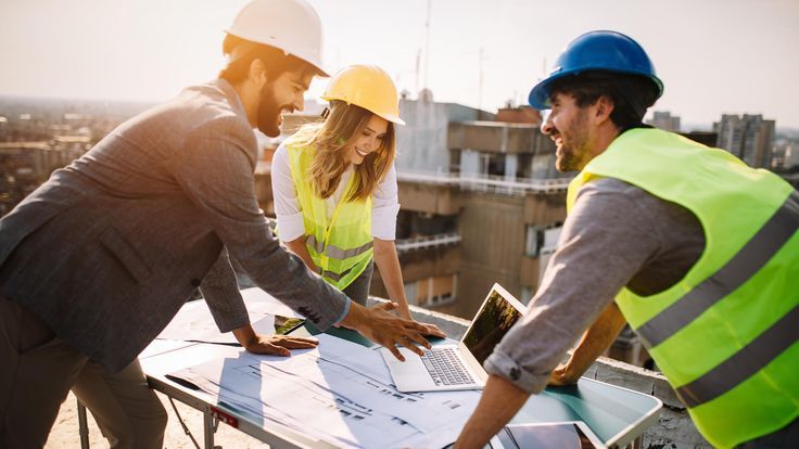Developer and construction team collaboration